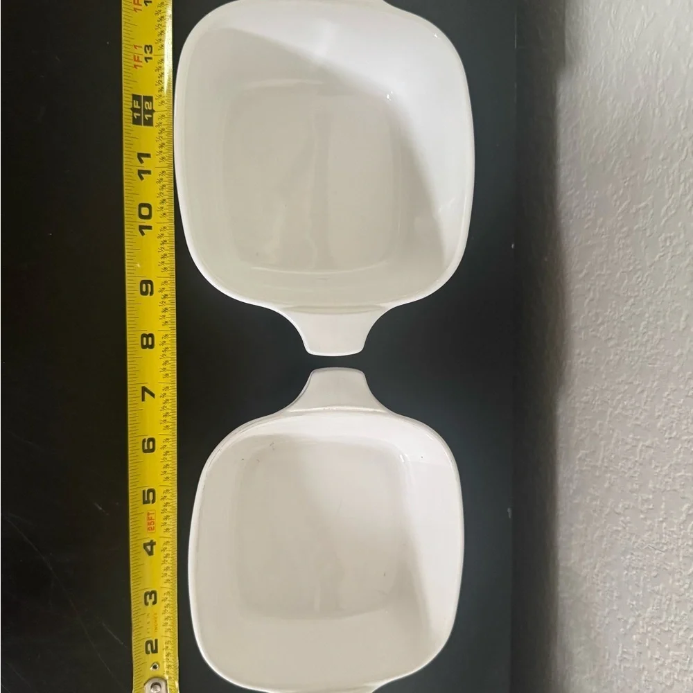 Vintage Corningware Floral Design Baking Dishes